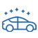 icono coche estrellas