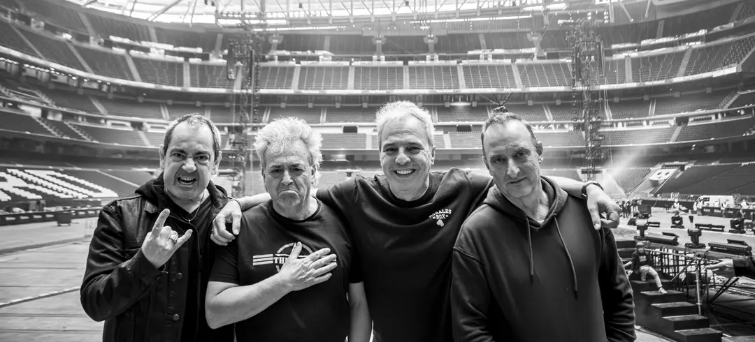 componentes del grupo musical Hombres G