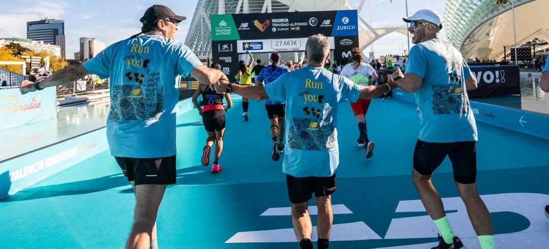 participantes de la maratón de Valencia
